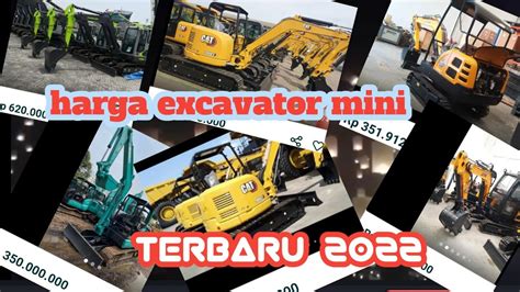 harga excavator mini baru|harga excavator terbaru.